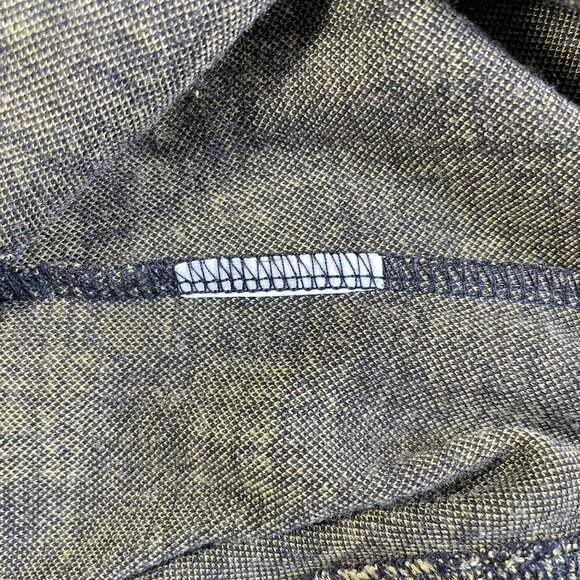 Meraki Black & Yellow Plaid Strapless Crop Top – Size XL - Picture 7 of 7